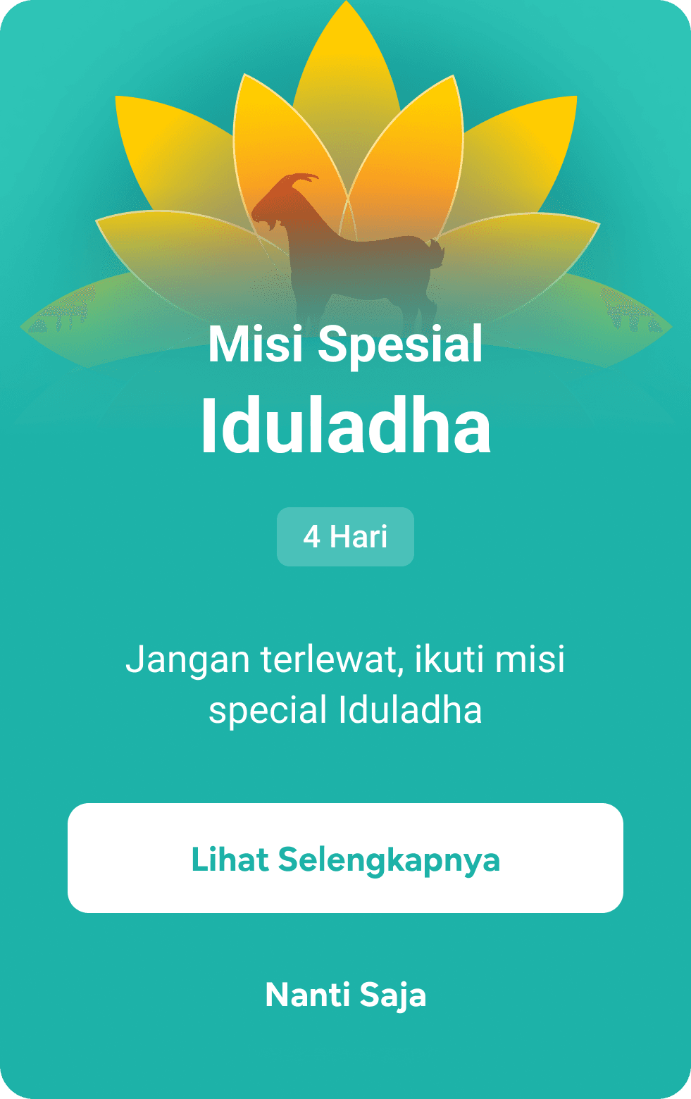 Misi Spesial Idul Adha