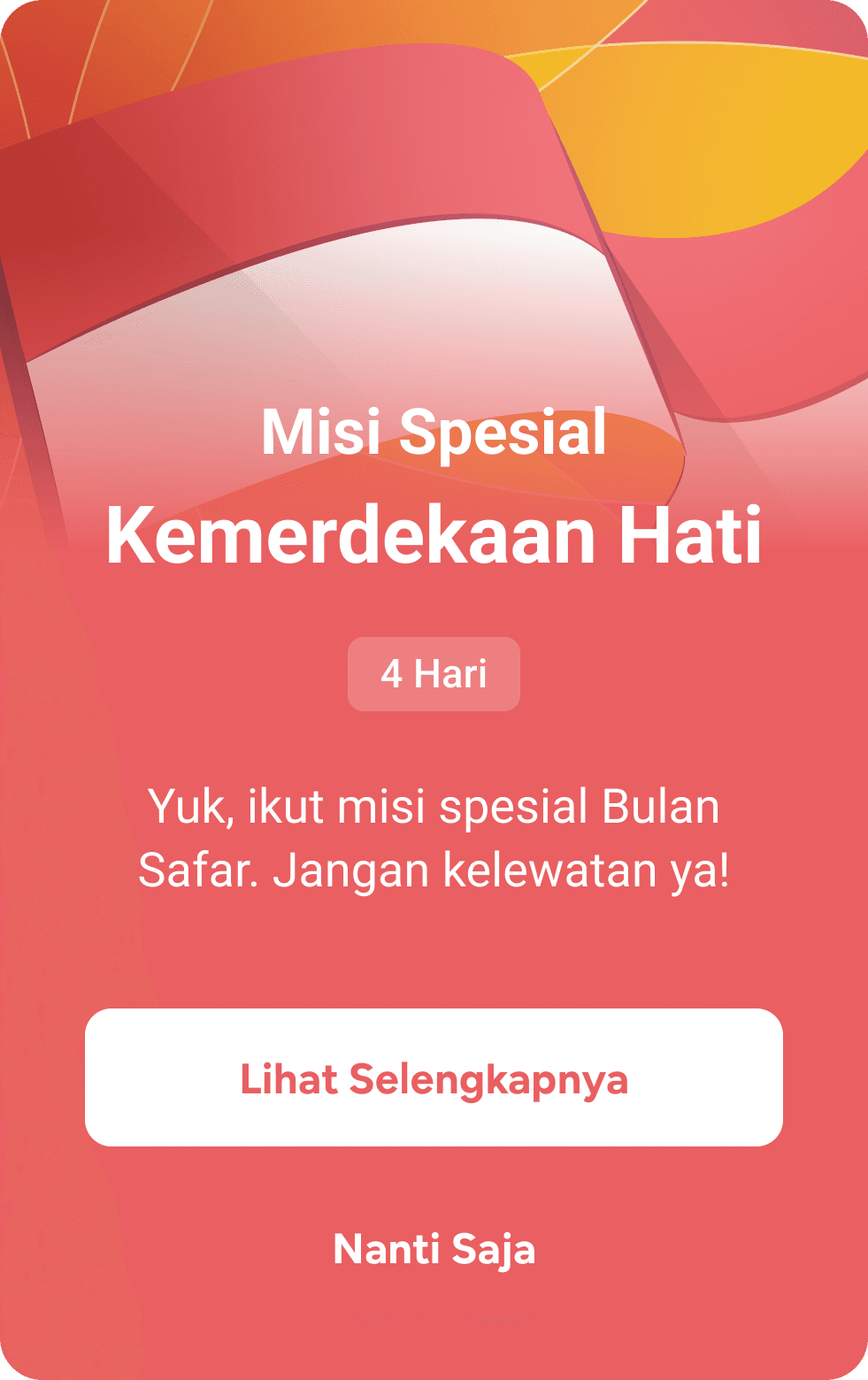 Misi Spesial Kemerdekaan Hati
